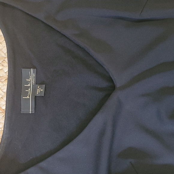 Nicole Miller gown, black, size 4 - Picture 2 of 2